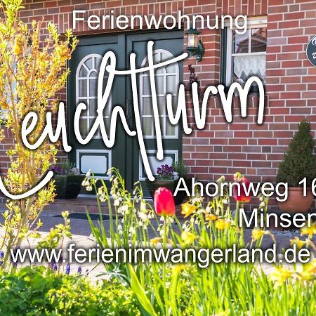 Ferien Im Wangerland Ferienwohnung Leuchtturm Minsen Schillig Hund Pool Sauna Norderaltendeich Kültér fotó